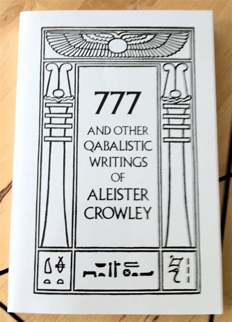 aleister crowley book 777